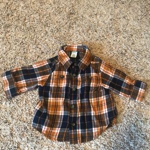 Plaid button up shirt